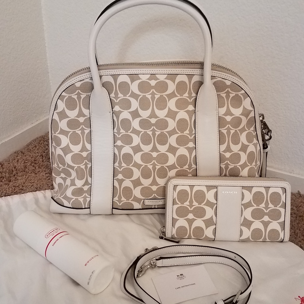 Coach Bleeker Preston Satchel & Wallet Set